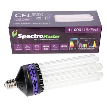 Lampa CFL 250W Spectromaster - 8U -2100+6400K Dual