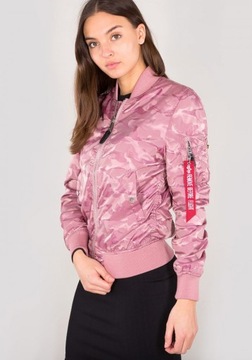 Alpha Industries MA-1 VF LW Shiny Camo Wmn Damska kurtka przejściowa