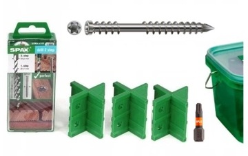 SPAX wkręty do deski tarasowej 5x70mm A2 400 BOX4