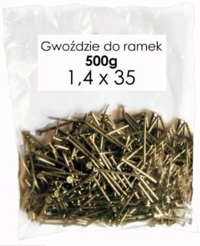 Gwoździe pszczelarskie do zbijania ramek 1,4 x35