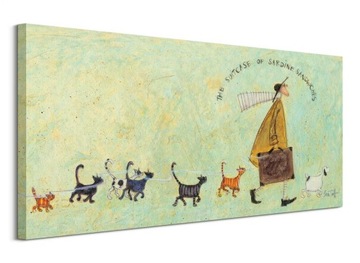 Obraz Sam Toft Ernest Doris i Koty 100x50 cm
