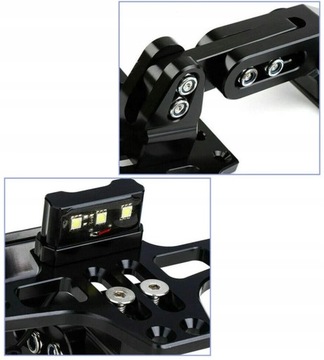 Ramka tablicy rejestracyjnej LED motocykl