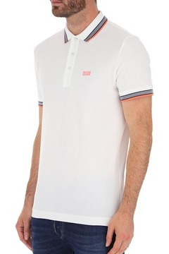 HUGO BOSS męska koszulka POLO WHITE NOWOŚĆ XXL