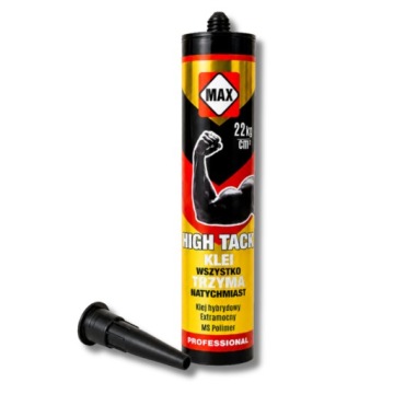 Монтажный клей HIGH TACK MAX 290 мл, белый, MOCNY PROFESSIONAL