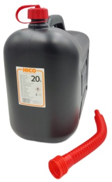 Канистра для топлива Карнистра с воронкой для бензина, масла 20 л ATEST SOLID POWERFUL