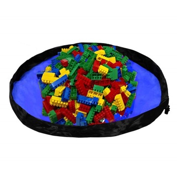 ИГРУШЕЧНЫЕ КОРЗИНЫ С ИГРОВЫМ КОВРИКОМ 2в1 БОЛЬШАЯ ЗАКРЫТАЯ СУМКА-КОНТЕЙНЕР