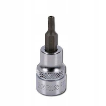 Nasadka TORX TAMPER, 3/8 rozmiar TORX / E-TORX: T15H, dł.: 48mm,