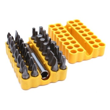 Końcówki Z uchwytem magnetycznym 25mm 33szt.