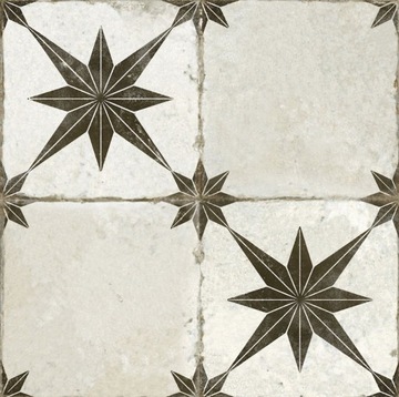 PŁYTKI STAR ARA BLACK 45X45 PATCHWORK PERONDA G. I