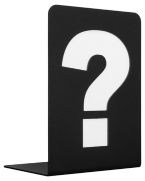 Podpórka do książek ZNAK ZAPYTANIA