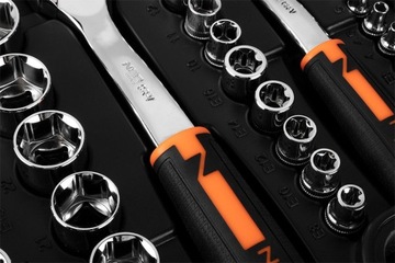 НАБОР ТОРЦЕВЫХ КЛЮЧЕЙ NEO 1/2 дюйма 3/8 дюйма 1/4 дюйма 219 шт. CRV ПЛОСКИЕ ТОРЦОВЫЕ КЛЮЧИ TORX