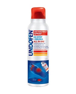 UNDOFEN Antygrzybiczy spray do stóp i obuwia All in One 150 ml