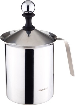 SPIENIACZ GARNEK MLEKA STALOWY UBIJAK PIANY 400 ml
