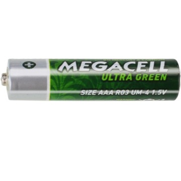 БАТАРЕИ AAA 4 ШТ. MEGACELL HEAVY LR03 1,5 В POWER