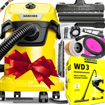 KARCHER NAJNOWSZY MODEL ODKURZACZ BEZWORKOWY WD 3