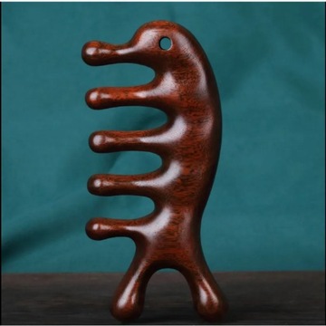 Массажная расческа с сандалом, расческа для головы, меридиана, расческа для кожи головы, лица, глаз, плеч, шеи