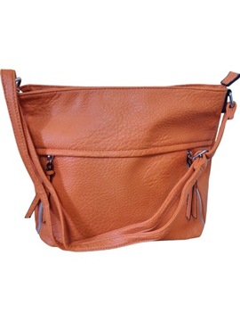 женская оранжевая сумка-мессенджер, среднее лето