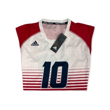 Красная футболка Adidas VOLLEYBALL USA 10 L