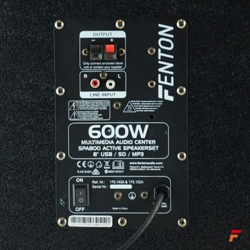 Активная звуковая система 2x300 Вт USB SD BT