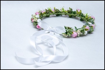 Венок для первого причастия, как венки из живых цветов.