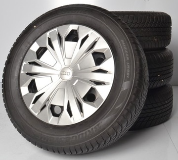 KOLA ZIMNÍ 17 5X112 AUDI Q3 8A0 215/65/17 JAKO NOVÉ + POKLICE