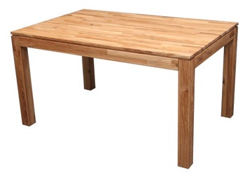 STÓŁ Drewniany Dębowy Lite Drewno DĄB 140 cm Retro