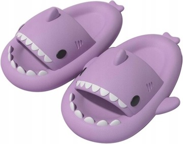 KLAPKI REKINKI PLAŻOWE KAPCIE ANTYPOŚLIZGOWE SHARK