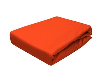 Prześcieradło Jersey z gumką Pomarańczowe 200x220