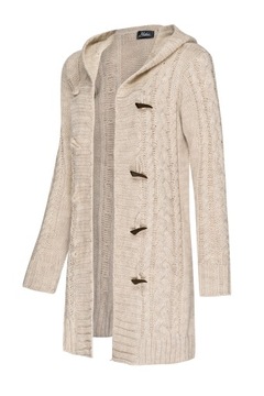 Женский женский кардиганский свитер Mikos с капюшоном 951