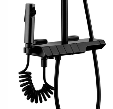 ROB BLACK МАТОВЫЙ ЧЕРНЫЙ ДУШЕВОЙ НАБОР REA