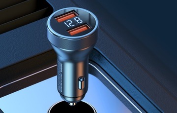 2 автомобильных зарядных устройства USB, REMAX RCC325, 45 Вт