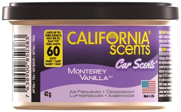 CALIFORNIA CAR SCENTS zapach MONTEREY VANILLA