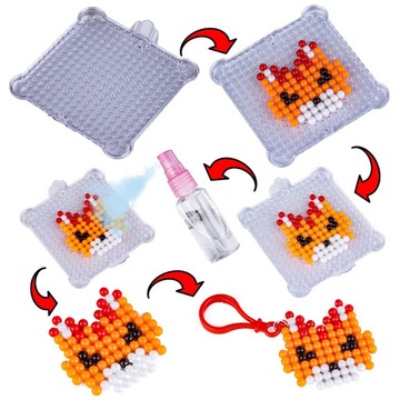 НАБОР ВОДНЫХ БУСИН ШАБЛОНЫ УЗОРЫ ЦВЕТА БРЕЛОКОВ