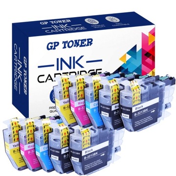 10x Tusze do BROTHER DCP-J572dw DCP-J772dw MFC-J497DW MFC-J890DW LC-3213