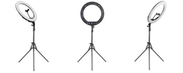 СВЕТОДИОДНАЯ КОЛЬЦЕВАЯ ЛАМПА 60ВТ + ДЕРЖАТЕЛЬ ДЛЯ ТЕЛЕФОНА ШТАТИВ ДЛЯ СЕЛФИ