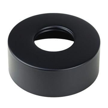 Крышка для настенного смесителя Розетка, закрывающая эксцентрики Розетки. Цвет: черный.