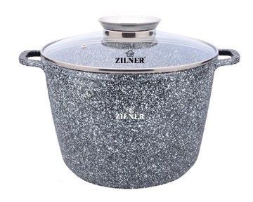 GARNEK GŁĘBOKI MARMUR CERAMIC 24CM ZILNER 7064