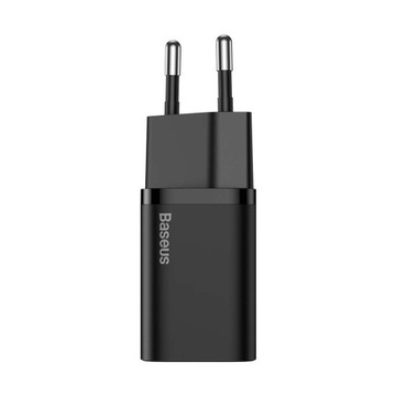 Быстрое зарядное устройство Baseus USB type C + кабель USB-C - USB-C 25 Вт, 3 А