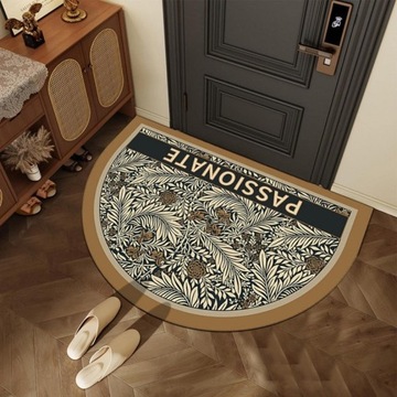 PASSIONATE винтажный коврик для коврика с цветочным принтом 60x90 см DYW03