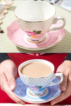 ТОНКАЯ ФАРФОРОВАЯ СИНЯЯ ЧАШКА 220 МЛ КОСТЯНОЙ ФАРИН НА ПОДАРОК