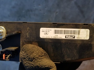 MERCEDES W164 RADIÁTOR OHŘÍVAČ A1698300861