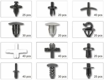 АВТОМОБИЛЬНЫЕ ЗАЖИМЫ ФИКСИРОВАННЫЕ VOLVO ЗАЖИМЫ 350 ШТ.