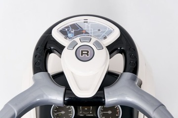 большой автомобиль-толкатель РЕЗИНОВЫЕ КОЛЕСА + ТАБЛИЧКИ