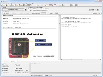 Адаптер TSOP48/SOP44 для TL866 SN001-1