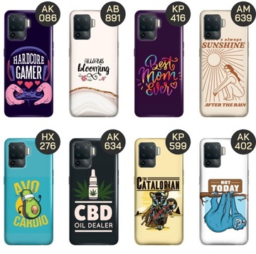 ЧЕХОЛ ДЛЯ OPPO RENO 5 LITE ДИЗАЙН С НАПИСАНИЯМИ ТЕКСТА КРЫШКА КОРПУСА