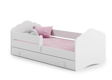 Łóżko dziecięce FALA 160x80 szuflada+materac