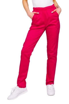 Spodnie medyczne unisex SpaWear amarant XL