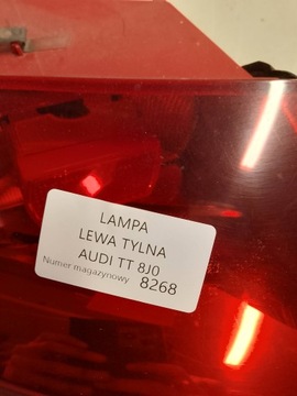 AUDI TT 8J0 SVĚTLO LEVÝ ZADNÍ