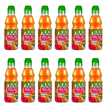 Kubuś Sok 100% Malina Marchew Jabłko 300ml x12 szt
