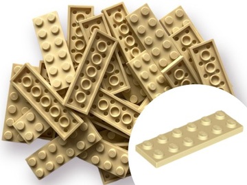 LEGO 3795 PLATE 2x6 Płytka TAN Piaskowy 10szt